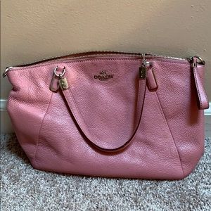 Coach pebbled leather purse
